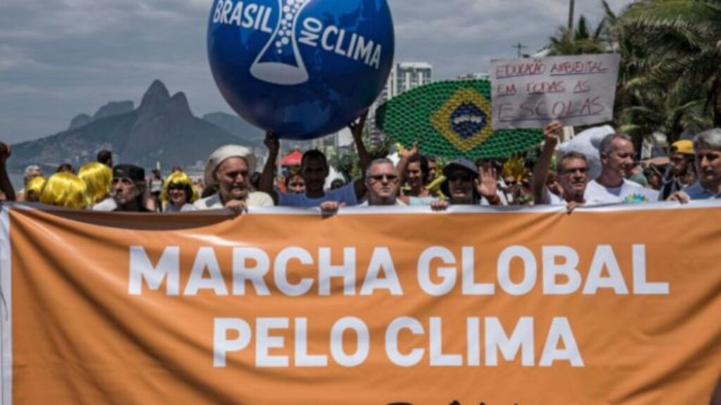 Marcha global antecede conferencia climática