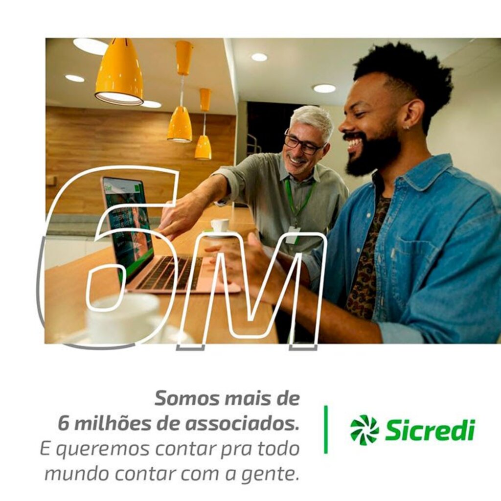 Sicredi chega à marca de 6 milhões de associados