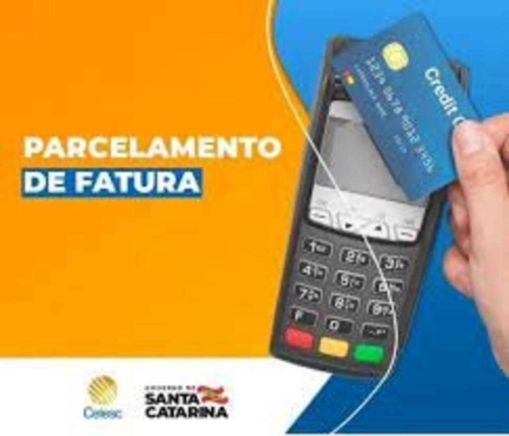 Parcelamento no cartão de crédito é opção para clientes da Celesc pagar faturas em atraso