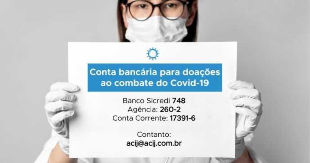 ACIJ abre conta bancária para doações no enfrentamento ao Covid-19