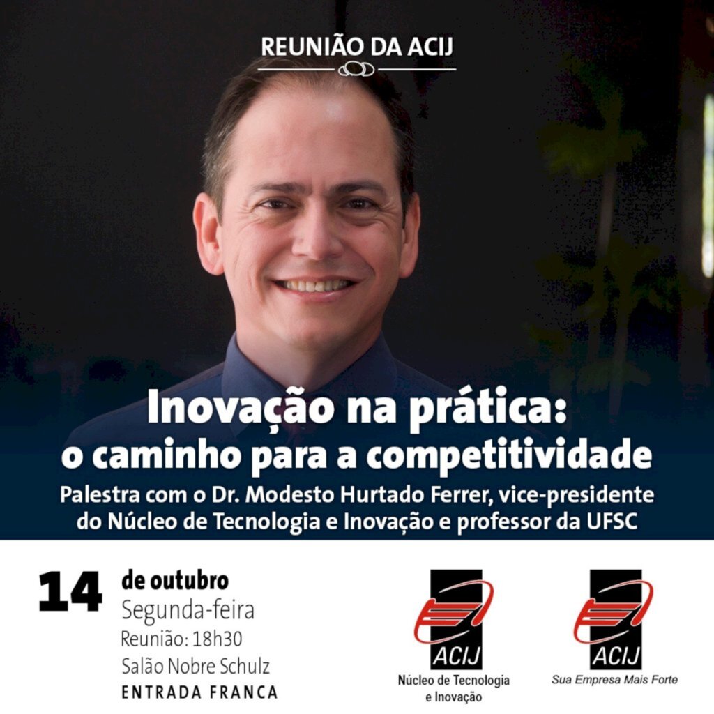 Inovação para a competitividade é tema de palestra gratuita na associação empresarial