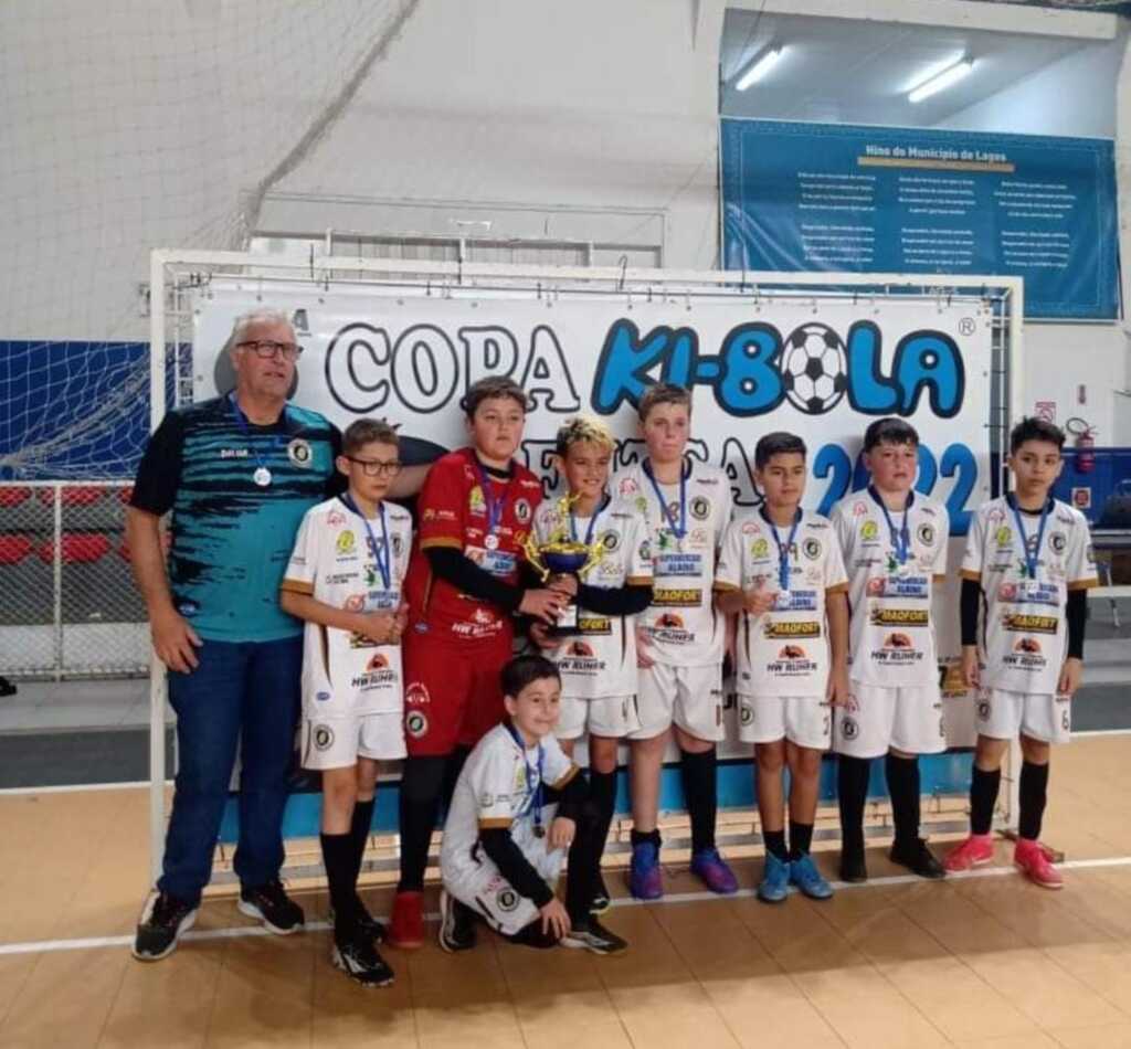 Galera Futsal, sub 12, foi vice-campeão de copinha em Lages