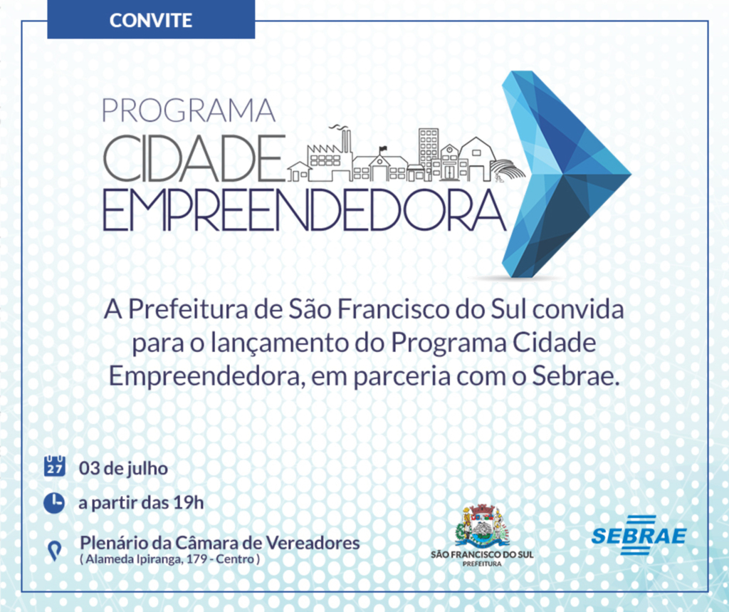 Programa Cidade Empreendedora será lançado na Câmara após sessão