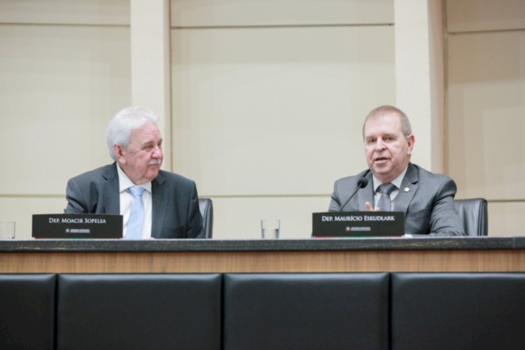 Vicente Schmitt/Agência AL Deputado Mauricio Eskudlark, presidente em exercício da Assembleia Legi - 