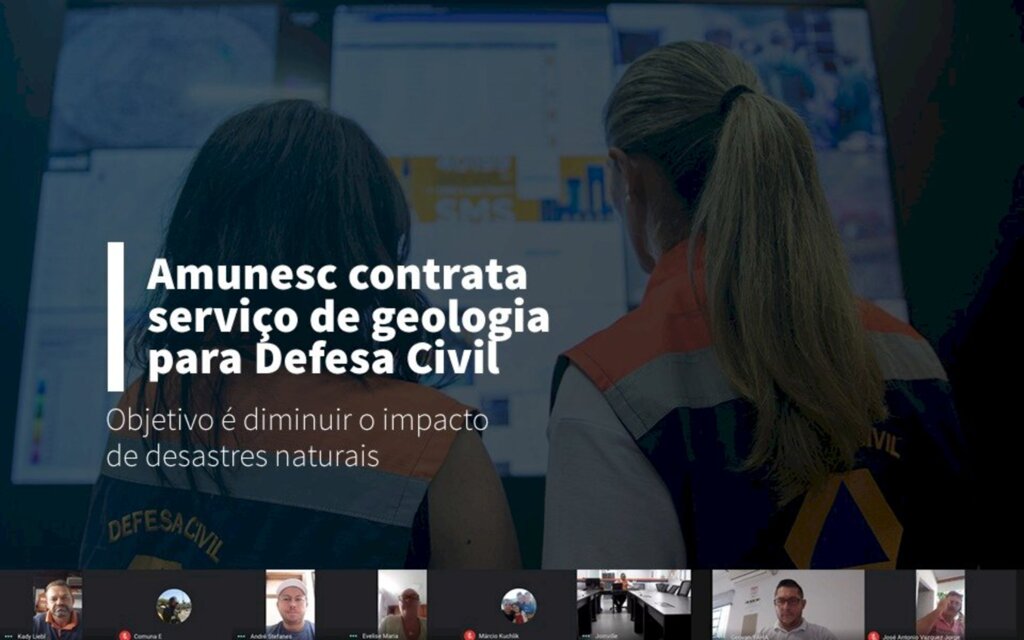 Amunesc contrata serviço de geologia para Defesa Civil