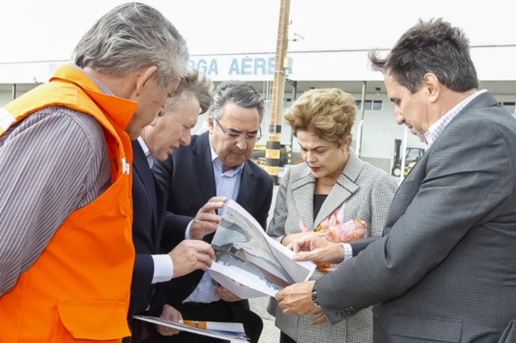 Presidente Dilma conversa com Governador Colombo em Florianópolis