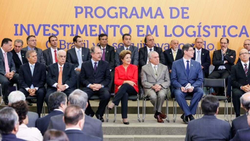 Foto: Divulgação - O governador Raimundo Colombo participou na manhã desta terça-feira, 9, em Brasília, do lançamento da segunda etapa do Programa de Investimento em Logística,