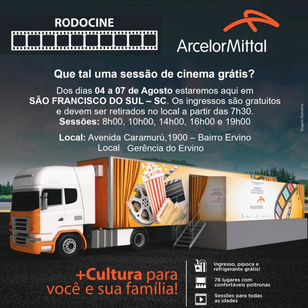 ArcelorMittal Vega apresenta: Cinema Itinerante nos bairros - RodoCine