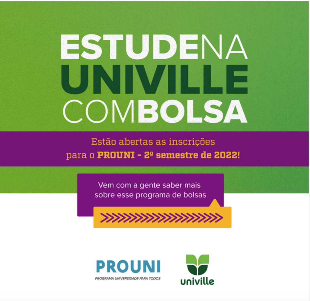 Bolsas Prouni na Univille