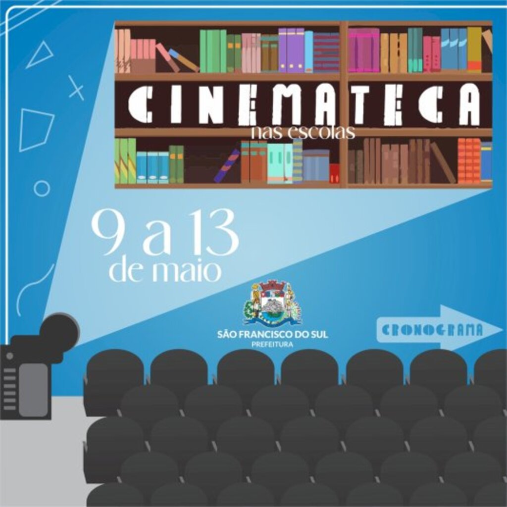 Projeto CineMundo distribui cinematecas em escolas públicas de São Francisco do Sul