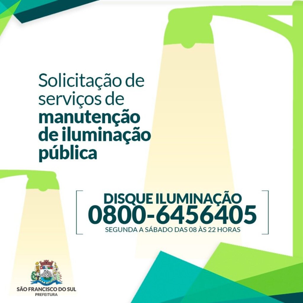 Você sabia que pode solicitar manutenção da iluminação pública de maneira gratuita e sem sair de casa?