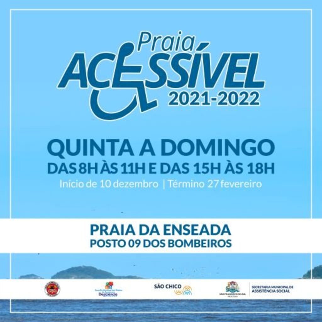 Praia Acessível segue até o dia 20 de fevereiro