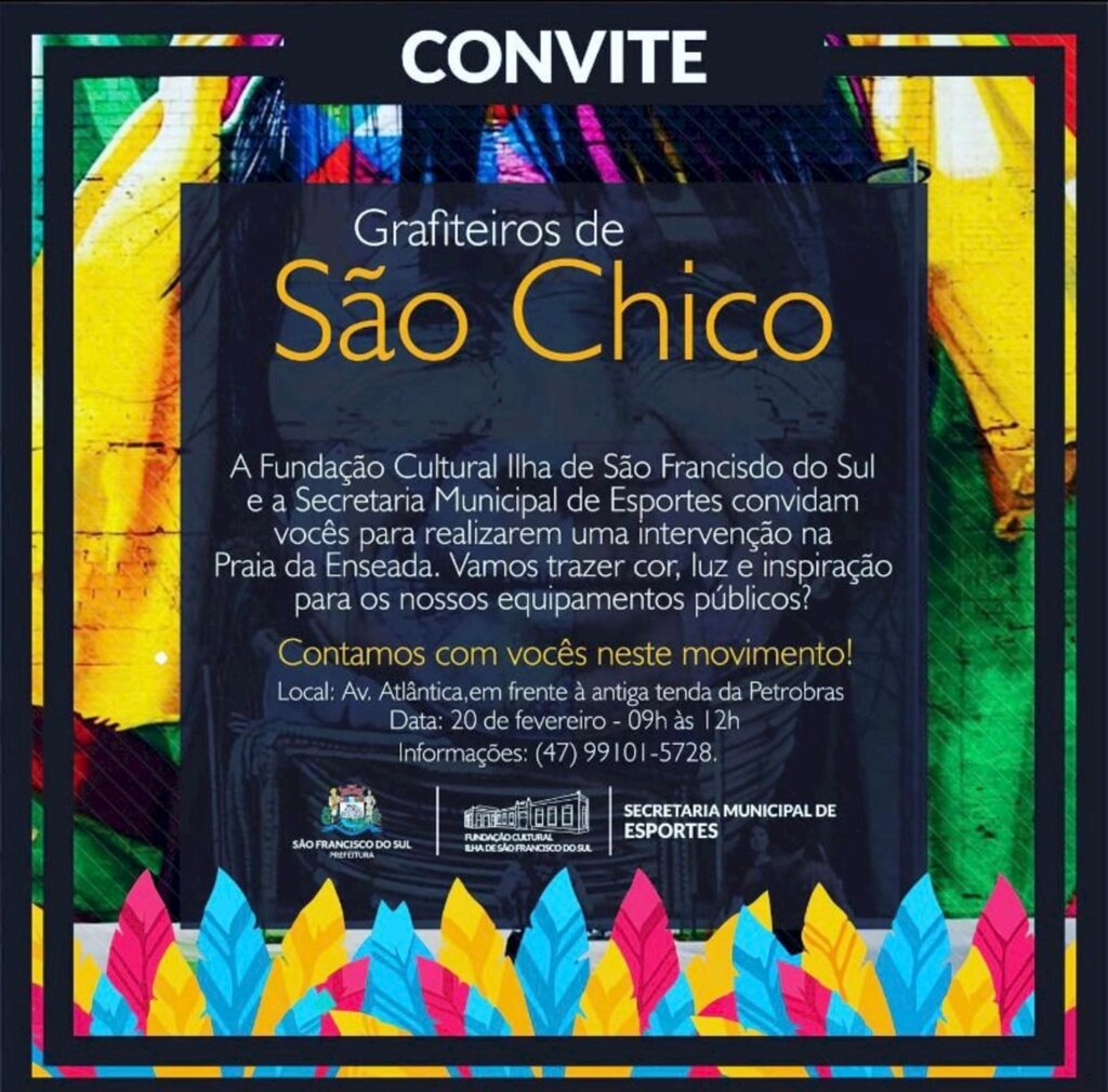 Evento colaborativo convida grafiteiros e artistas visuais para intervenção artística