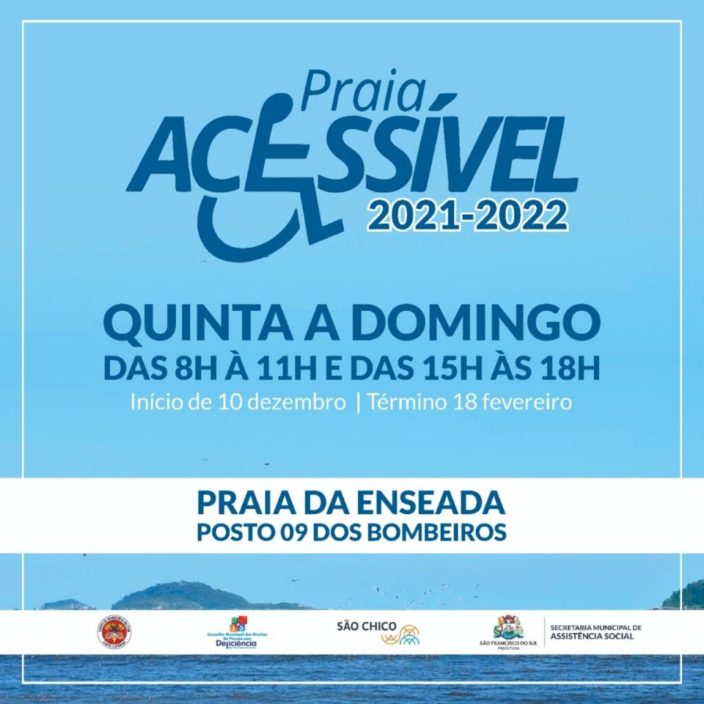 Praia Acessível segue até o dia 18 de fevereiro