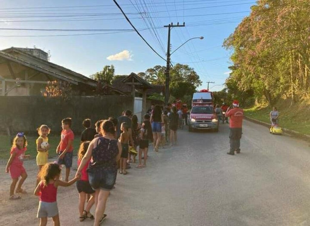 Natal Solidário do Corpo de bombeiros voluntários