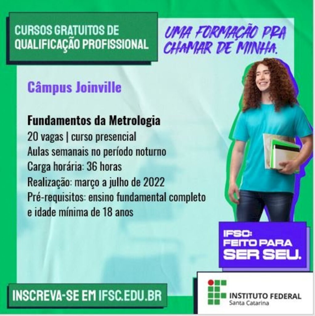 IFSC Joinville oferta curso de qualificação profissional em Fundamentos da Metrologia