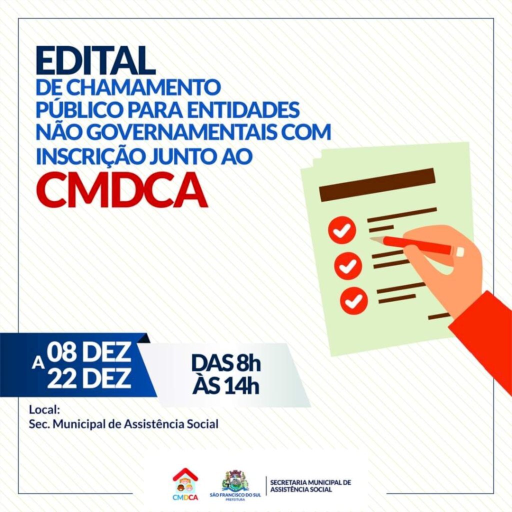 Edital CMDCA