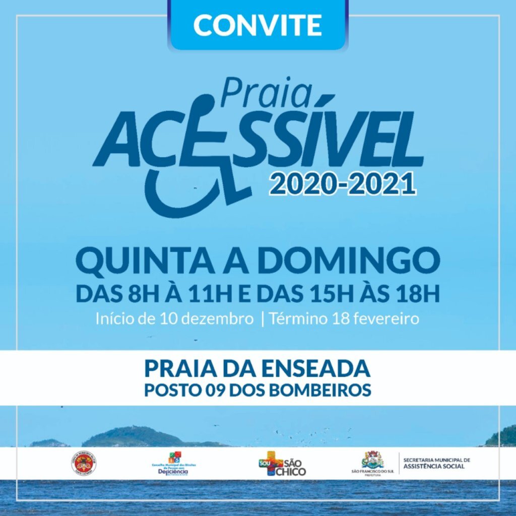 Programa Praia Acessível abre atividades da temporada nesta sexta-feira