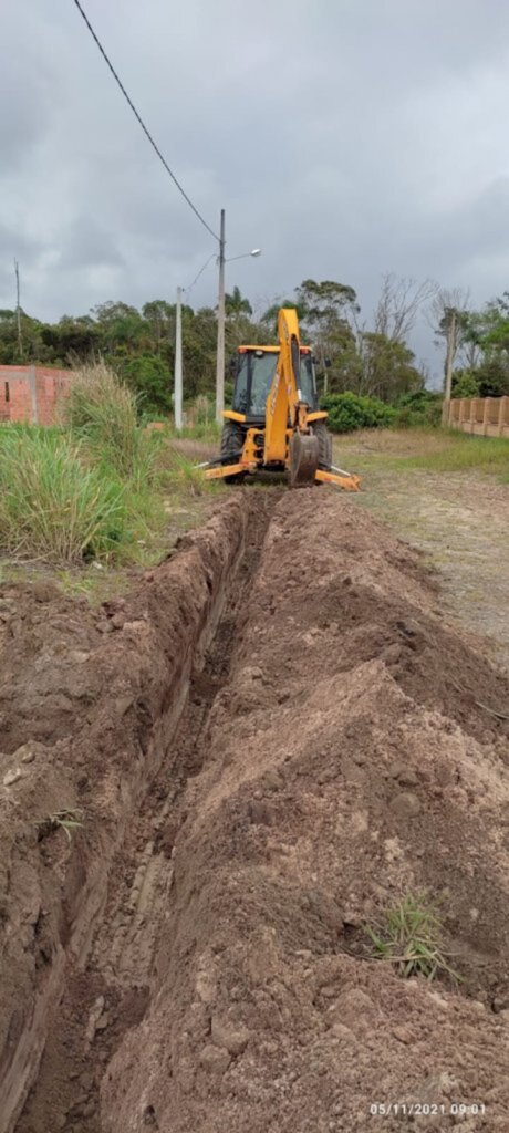 Extensão de rede beneficia moradores do Ervino, em São Francisco Sul