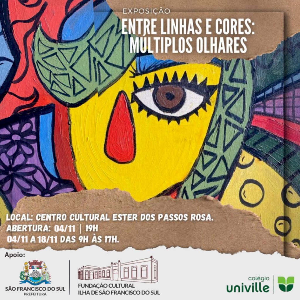 Exposição: Entre Cores e Linhas: Múltiplos olhares e vivências