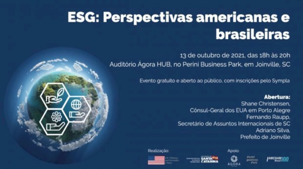 Governo do Estado e Consulado dos EUA promovem palestra sobre ESG