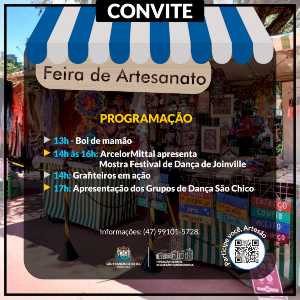 1° Feira de Artesanato Itinerante na Praia da Enseada