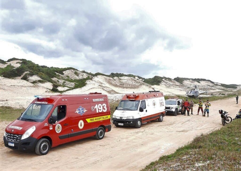 Jovem sofre acidente nas Dunas da Praia Grande em SFS