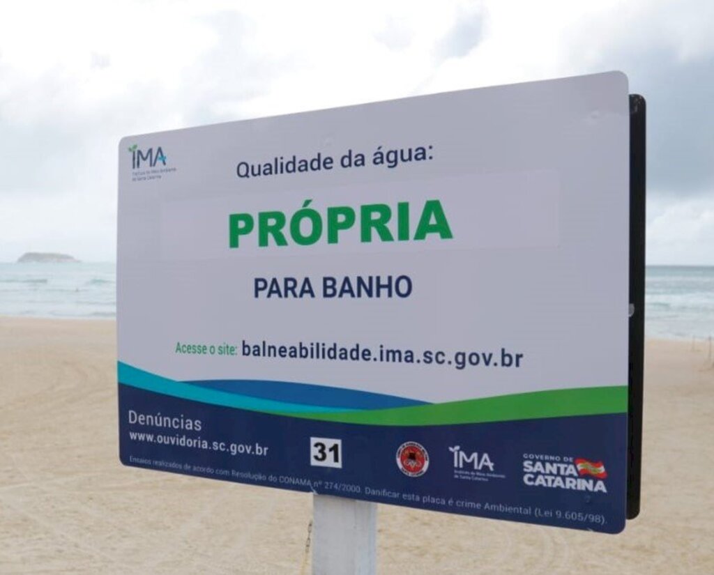 IMA divulga relatório de balneabilidade do mês de agosto