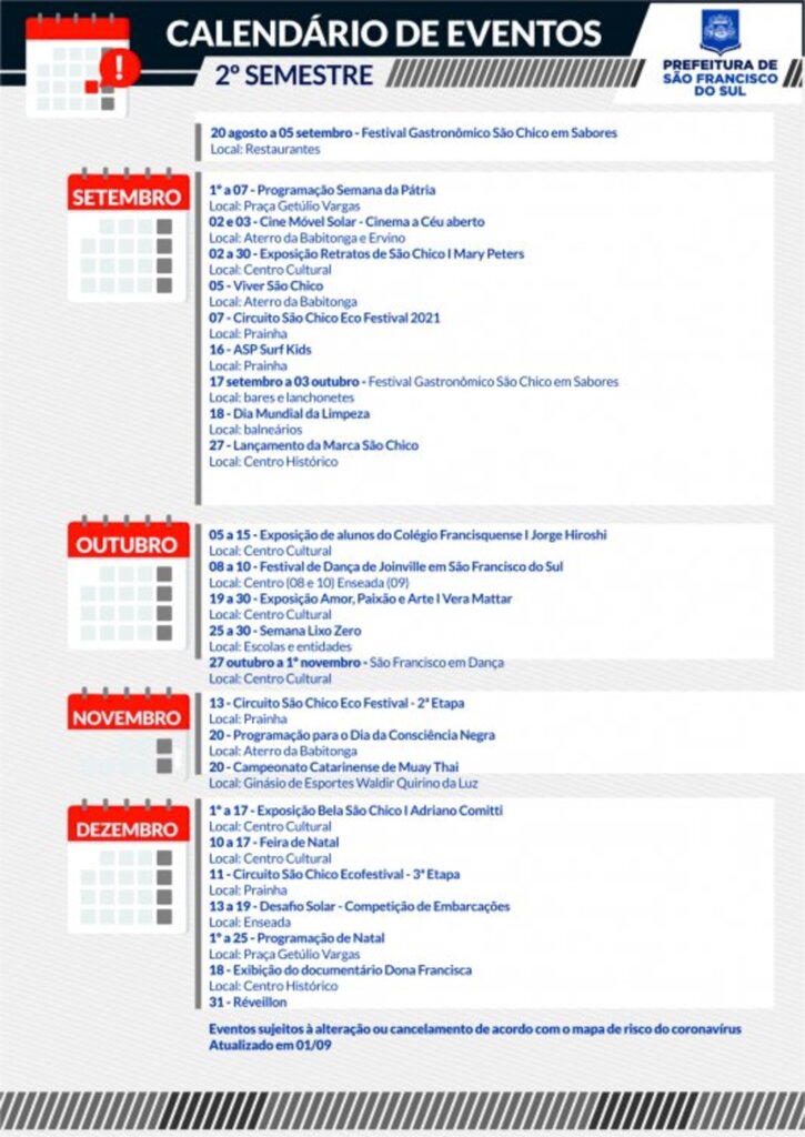 Prefeitura cria Comissão de Eventos e lança calendário oficial da cidade