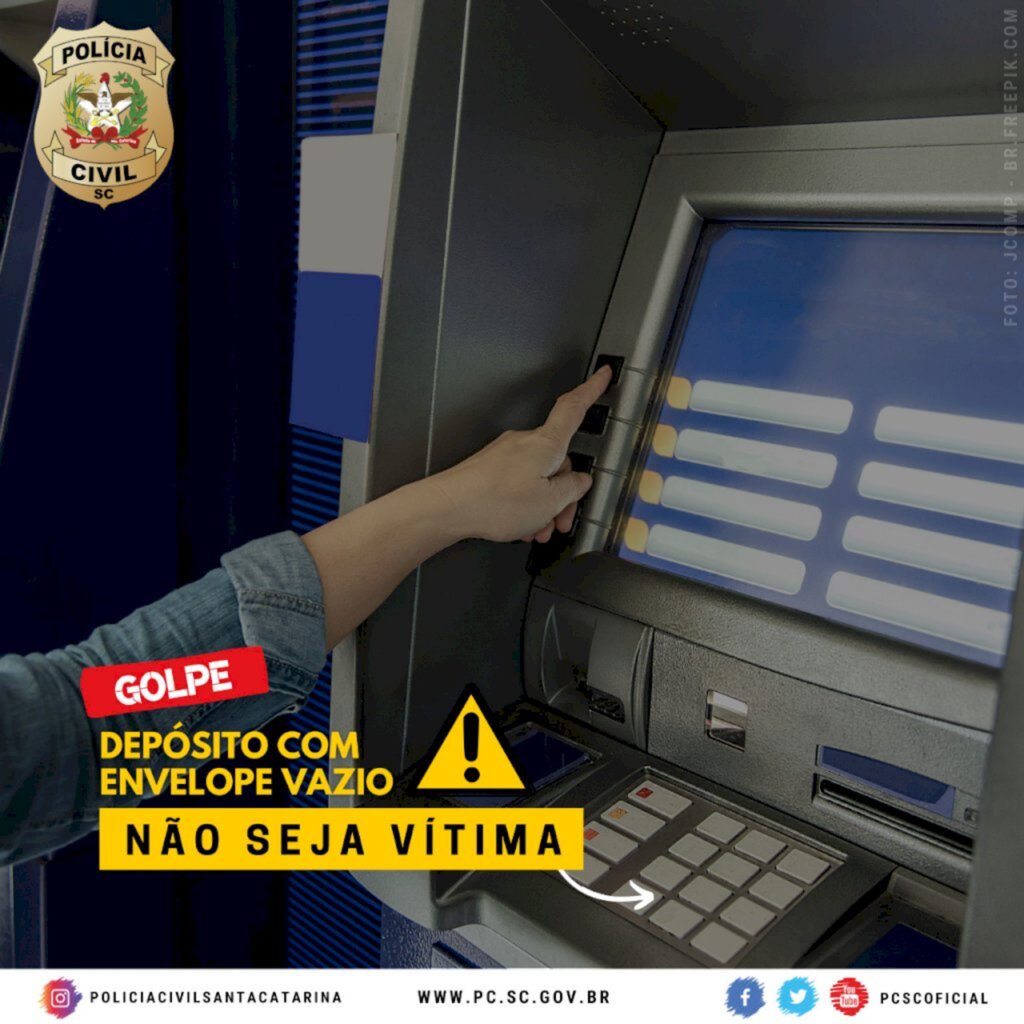 Prevenção: Confira dicas contra o golpe do depósito com o envelope vazio