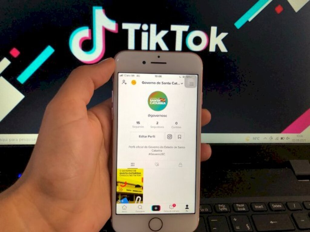 Governo de Santa Catarina entra no TikTok para conversar com o público mais jovem