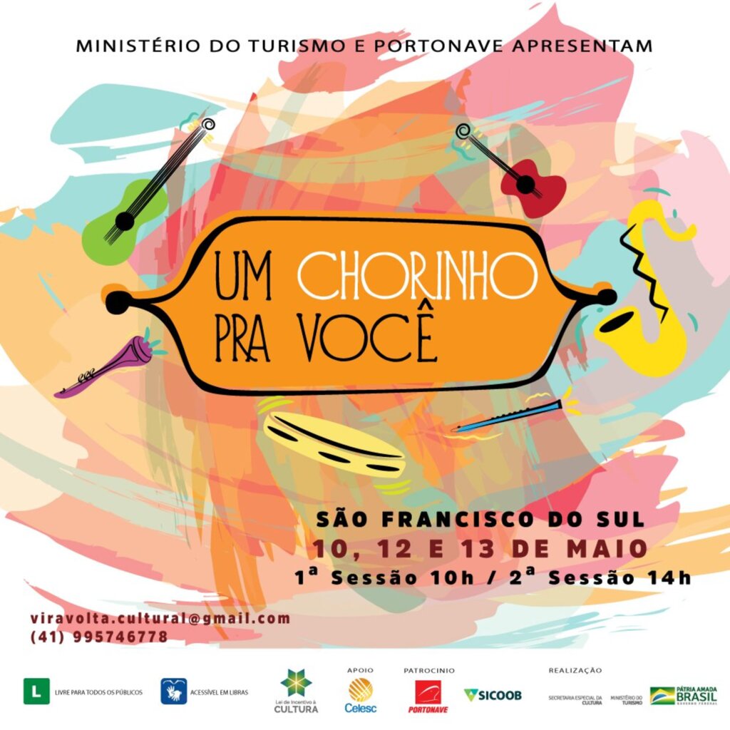 Projeto 'Um chorinho para você' leva música às escolas públicas de São Francisco do Sul