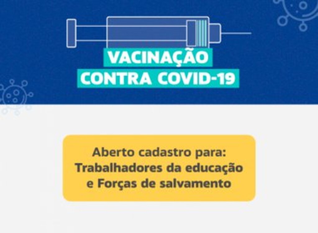 Saúde de Araquari abre cadastro para profissionais da educação e forças de salvamento