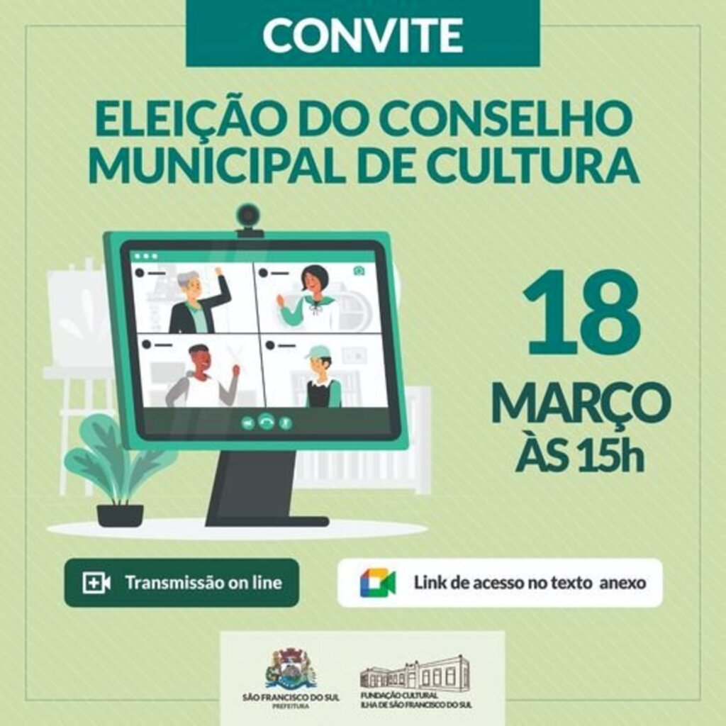 Aberta tratativas para eleição do Conselho Municipal de Cultura de São Francisco do Sul