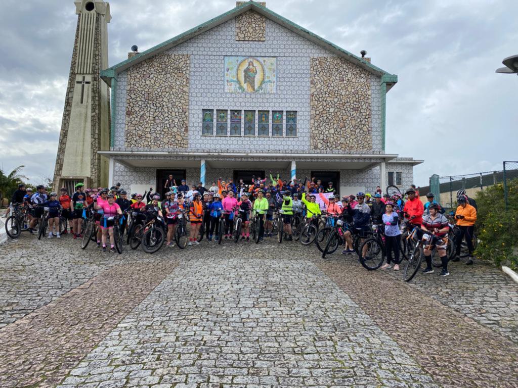 Mais de 100 ciclistas participam do 1º Pedal de Nossa Senhora das Dores em Jaguaruna