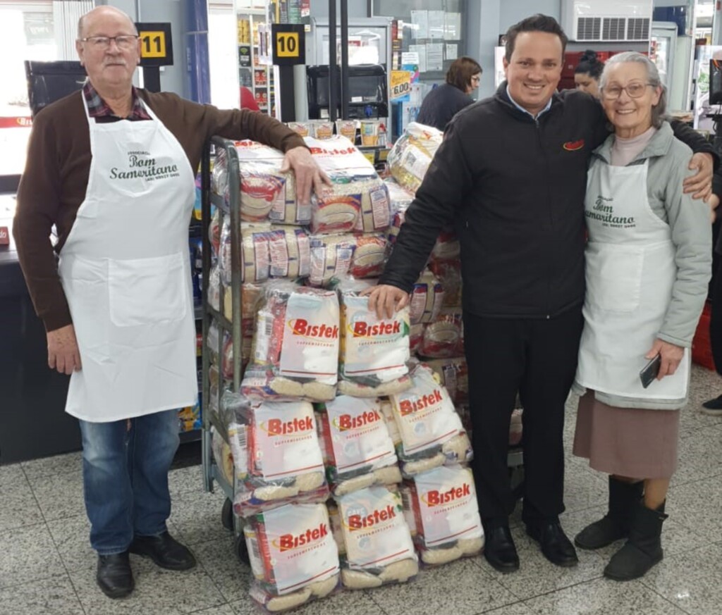 Campanha do Bistek entrega 10,1 toneladas de alimentos para instituições de SC e RS