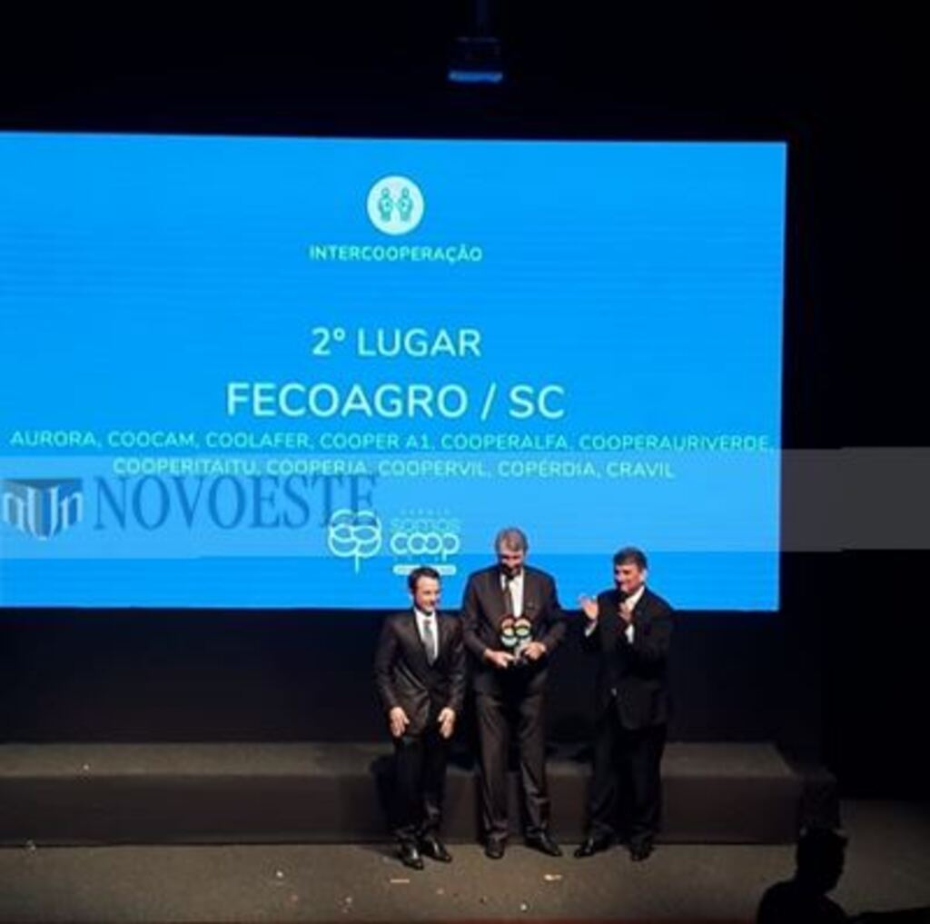 Fecoagro é premiada na categoria Intercooperação