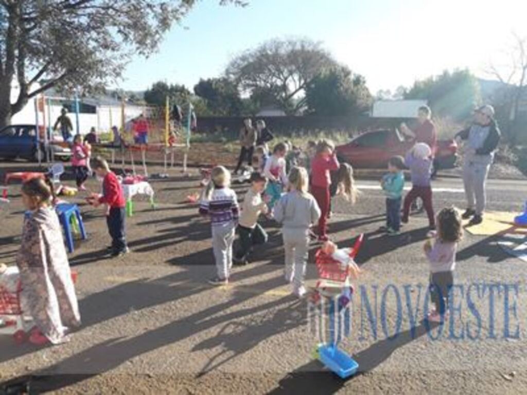 Retorno das aulas no jardim de infância teve atrativos