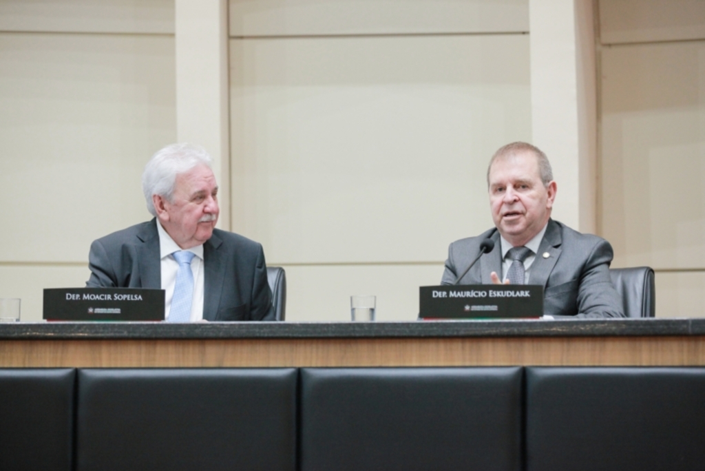 Vicente Schmitt/Agência AL - Deputado Mauricio Eskudlark, presidente em exercício da Assembleia Legislativa de Santa Catarina.