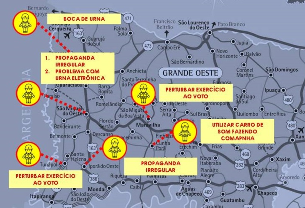 Confira as ocorrências de segurança pública registradas até o momento