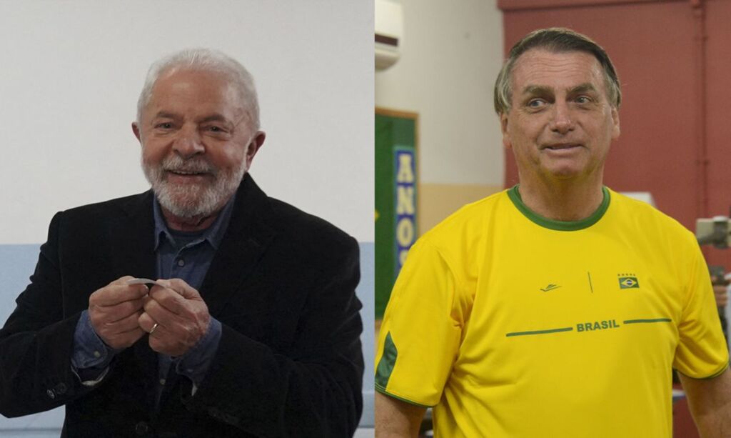Reuters/Mariana Greif/Tomaz Silva/Agência Brasil/Diretos reversados - Luiz Inácio Lula da Silva (PT) x Jair Bolsonaro (PL) estão no segundo turno no próximo dia 30 de outubro