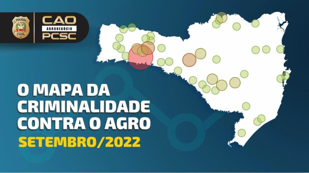 Polícia Civil apresenta mapeamento de crimes contra o agronegócio e ações realizadas em setembro