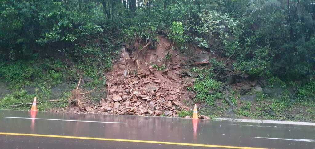 PRF informa sobre a situação atual da BR 282 devido às chuvas