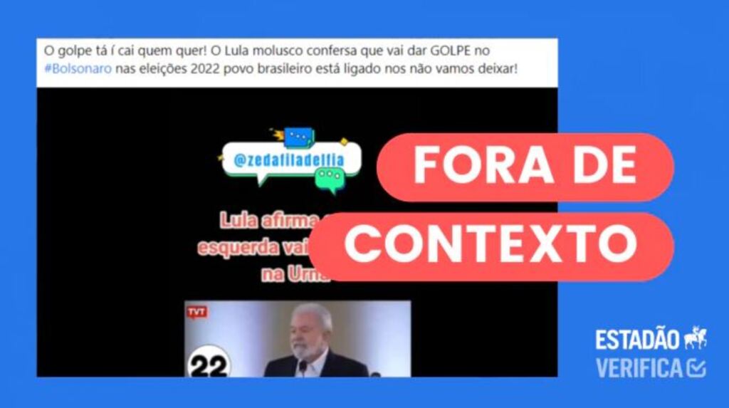 Publicação distorce fala de candidato à Presidência para sugerir que ele pretende promover fraude eleitoral