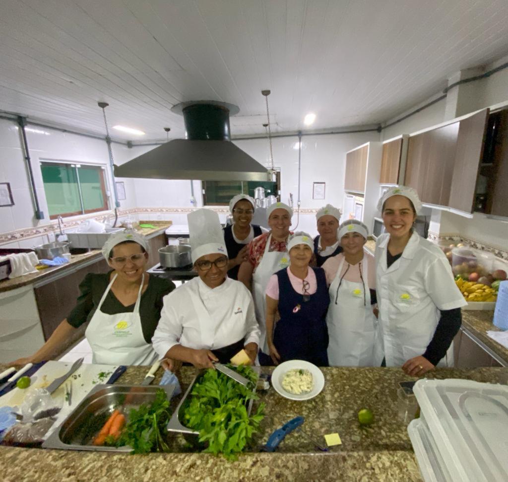 Cerpalo realiza curso de qualificação para cozinha