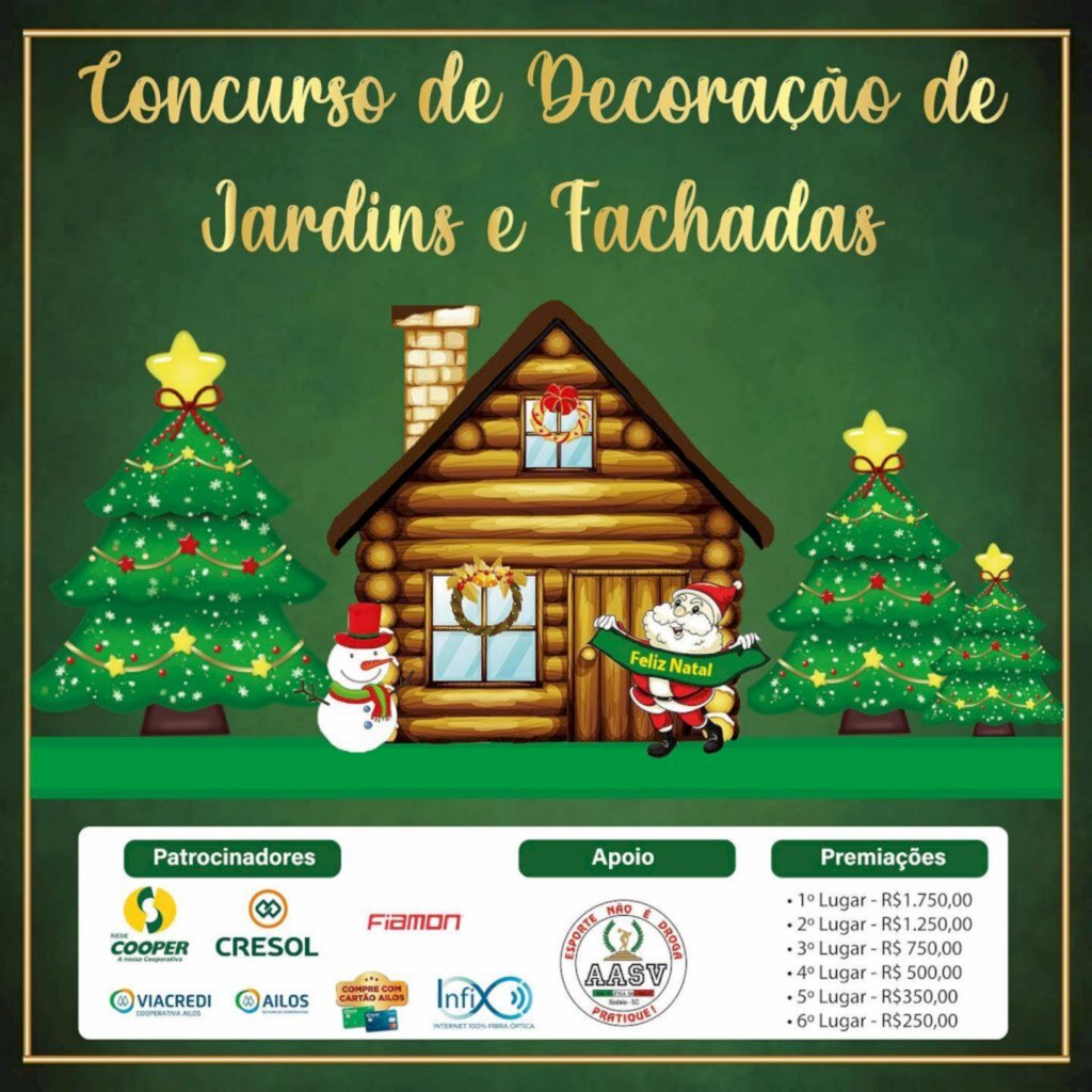 Participe do concurso de decoração de Jardins e Fachadas do Natal Bella Città 2022