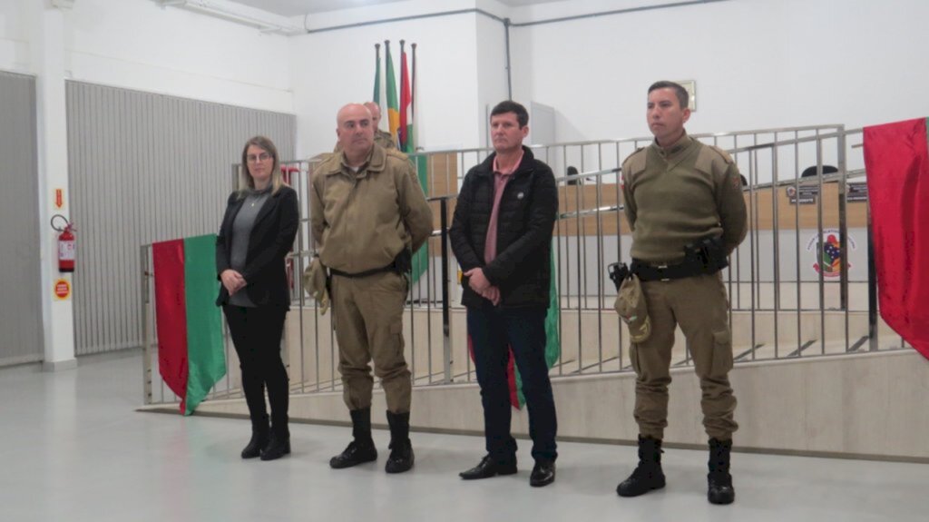 GRUPAMENTO DE POLÍCIA MILITAR EM RODEIO TEM NOVO COMANDANTE.