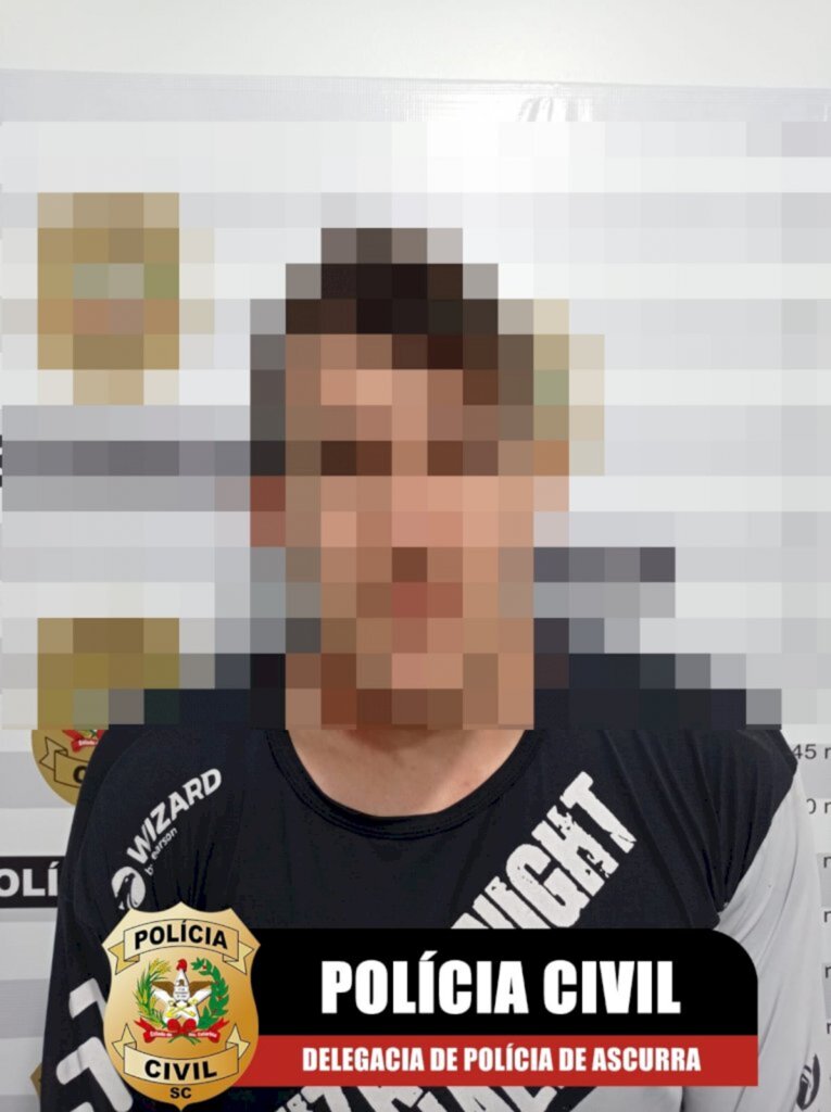 POLÍCIA CIVIL DE ASCURRA CUMPRE MANDADO DE PRISÃO CONTRA CONDENADO POR CRIME DE ROUBO E CORRUPÇÃO DE MENORES.