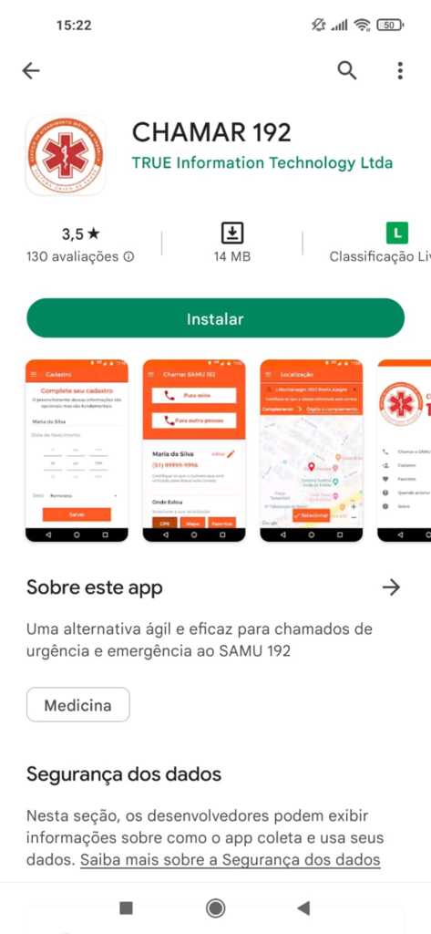 Aplicativo agiliza atendimento em urgências e emergências