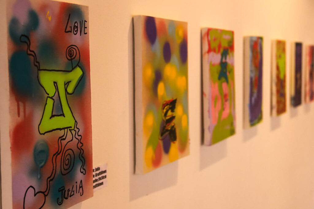 Mostra do projeto Graffiti Down é aberta ao público
